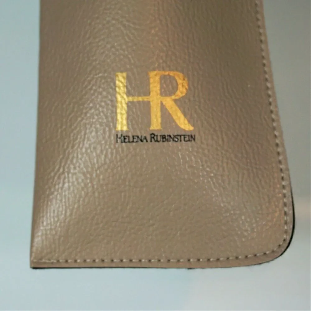 HR Helena Rubinstein Eyeglass Case Vintage 60s Made In France Soft Slip